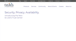 Desktop Screenshot of exlibrisgroup.com